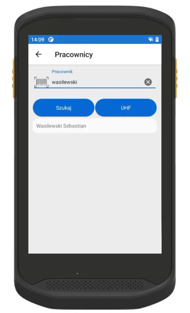 Mobilna Narzędziownia Pracownik stany narzędzia