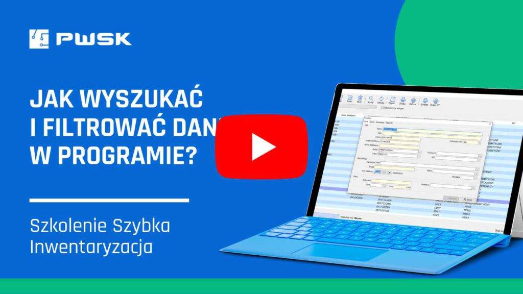 szybka inwentaryzacja filtrowanie danych