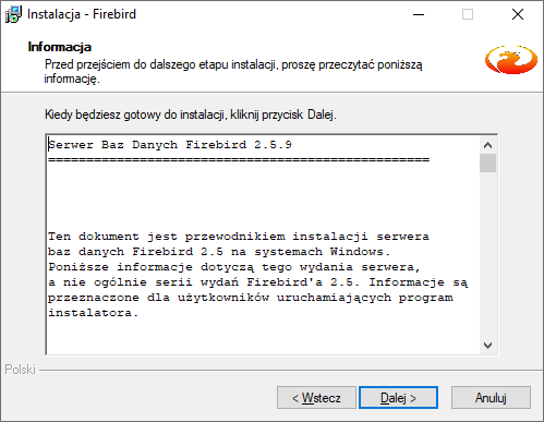 firebird instalacja bazy przewodnik instalacji