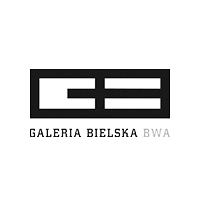 Mała wersja logo Galerii Bielskiej BWA
