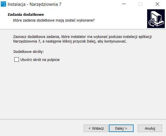 Instalacja programu Narzędziownia