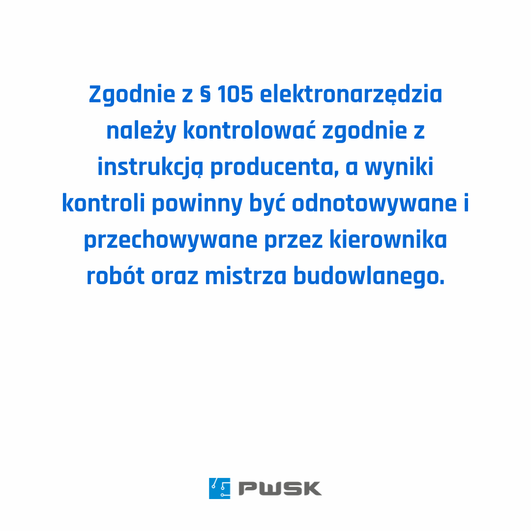§ 105 rozporządzenia Ministra Pracy i Polityki Socjalnej